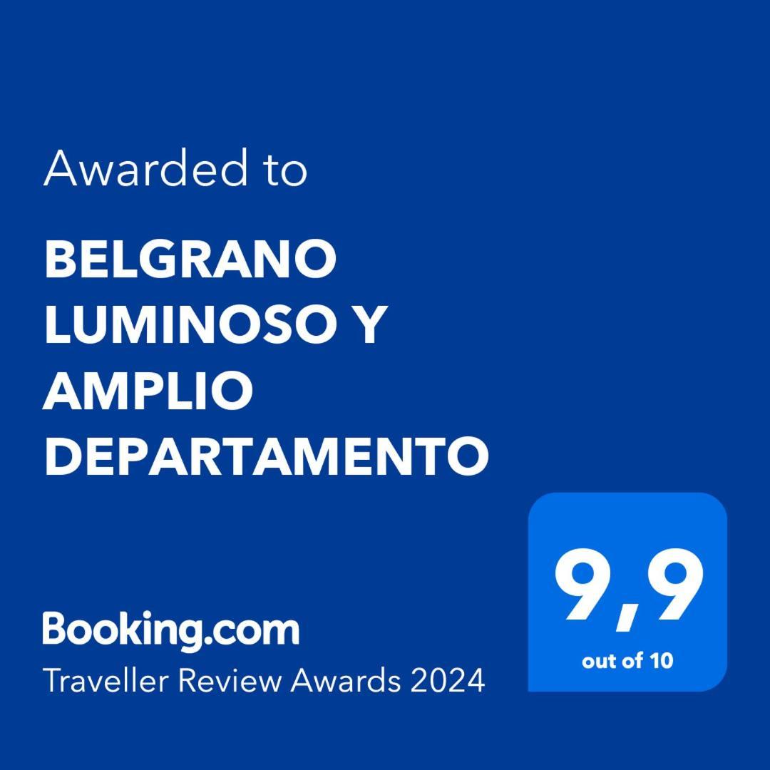 شقة Belgrano Luminoso Y Amplio Departamento بوينس آيرس المظهر الخارجي الصورة